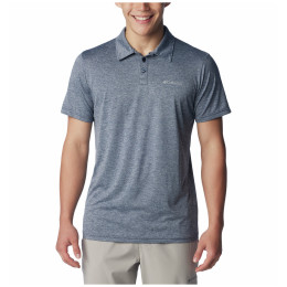Koszulka męska Columbia Columbia Hike™ Polo niebieski/szary Collegiate Navy Heather