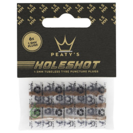 Zestaw naprawczy Peaty´s Holeshot sada náhradních knotů (6X 1.5Mm) brązowy