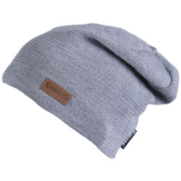 Męska czapka Sherpa Trevos Merino szary mel light grey