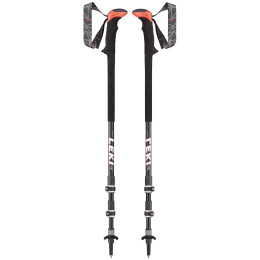 Kije trekkingowe Leki Sherpa XTG AS czerwony BlackWhiteFluorescentRed