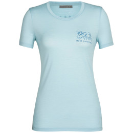 Koszulka damska Icebreaker Women Tech Lite II SS Tee Mountain Lake jasnoniebieski haze