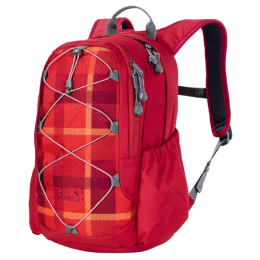 Plecak dziecięcy Jack Wolfskin Kids Grivla Pack czerwony IndianRedWovenCheck