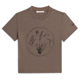 Koszulka damska Icebreaker Merino 150 Tech Lite SS Crop Tee Seed Story