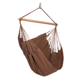 Fotel hamakowy La Siesta Modesta Basic brązowy Arabica