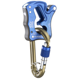 Zabezpieczenie Climbing Technology Click Up Green s HMS karabinou niebieski blue