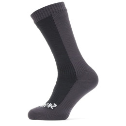 Wodoodporne skarpety SealSkinz Waterproof Cold Weather Mid czarny/szary Black/Grey