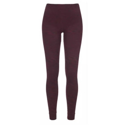 Damska bielizna termoaktywna Ortovox Merino 105 Ultra Long Sleeve czerwony DarkBlood