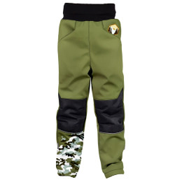Dziecięce spodnie softshellowe WAMU Khaki khaki KHAKI