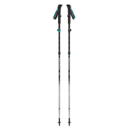 Kije trekkingowe dla kobiet Black Diamond DISTANCE FLZ Z-POLES czarny
