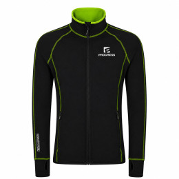 Bluza męska Progress Torez czarny/żółty černá/limetka