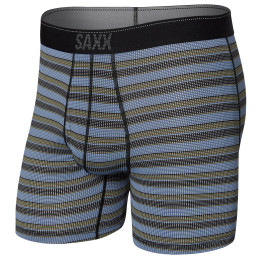 Bokserki Saxx Quest Quick Dry Mesh Boxer Brief Fly Solar zarys solar stripe-twilight