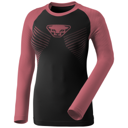 Damska koszulka Dynafit Speed Dryarn W L/S Tee różowy/czarny dark rose/0910