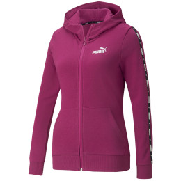 Bluza damska Puma Power Tape Full-Zip Hoodie TR różowy pink