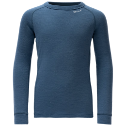 Dziecięca koszulka Devold Duo Active Merino Shirt Jr Berry ciemnoniebieski Berry