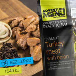 Gotowe jedzenie Adventure Menu 100% Mięso z indyka z cebulą 200 g