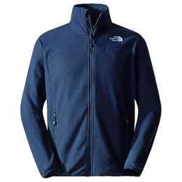 Męska bluza The North Face M 100 Glacier Full Zip niebieski SUMMIT NAVY