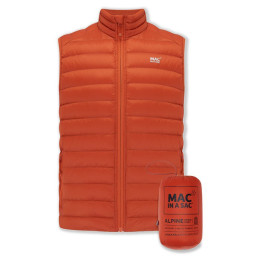 Kamizelka męska MAC IN A SAC Alpine Down Gilet (Sack) pomarańczowy Burnt Orange