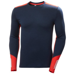 Męska koszulka Helly Hansen Lifa Merino Midweight Crew ciemnoniebieski Navy