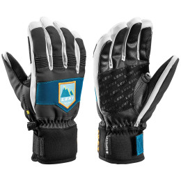 Rękawice narciarskie Leki Patrol 3D Junior czarny/niebieski graphite-petrol