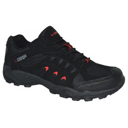 Męskie buty turystyczne Loap Moor czarny/czerwony Black/TrueRed