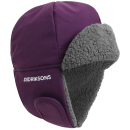 Czapka dziecięca Didriksons Biggles Cap 7 fioletowy Northen Purple