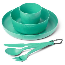 Zastawa stołowa Sea to Summit Camp Dinnerware Set - 6 pcs zielony Cabbage