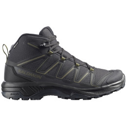 Męskie buty trekkingowe Salomon Exraise Mid Gtx czarny/zielony Black / Black / Olive Night