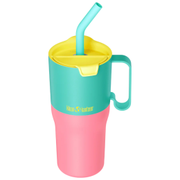 Kubek termiczny Klean Kanteen Rise 26oz Tumbler (w/ Flip Straw Lid) różowy Turquoise Kaleidoscope