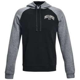 Męska bluza Under Armour Rival WM Colorblock HD czarny/szary Black/Pitch Gray Light Heather/Onyx White