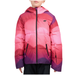 Dziecięca kurtka zimowa 4F Technical Jacket F1198 Multicolour różowy Multicolour 1 Allover