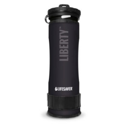 Butelka filtrująca Lifesaver Liberty czarny Black