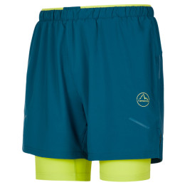 Męskie szorty La Sportiva Trail Bite Short M niebieski Storm Blue/Lime Punch