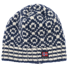 Czapki zimowe Devold Svalbard Wool Beanie niebieski/biały NIGHT/OFFWHITE