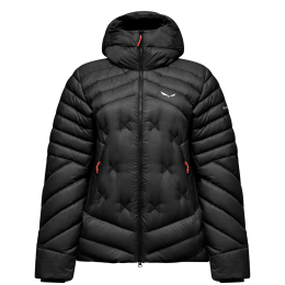 Damska kurtka puchowa Salewa Ortles Med 4 Rds Dwn Jkt W czarny black out