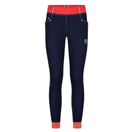 Spodnie damskie La Sportiva Mescalita Pant W 2021 niebieski/pomarańczowy Jeans/Hibiscus