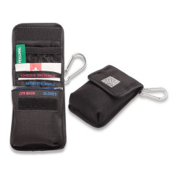 Apteczka podróżna Survival First Aid Kit - Pocket CPR czarny Black