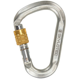 Karabinek Skylotec Snappy Steel SG (screw gate) srebrny silver