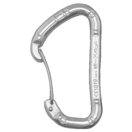 Karabinek Rock Empire Carabiner Indoor srebrny Silver