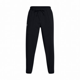 Męskie spodnie dresowe Under Armour Vibe Woven Jogger czarny Black/White