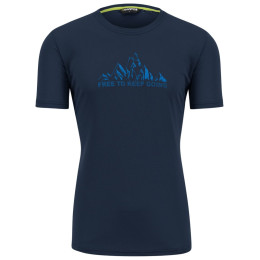 Koszulka męska Karpos Loma Print Jersey ciemnoniebieski Outer Space/Indigo B./Tangerin