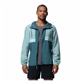 Kurtka męska Columbia Spire Valley™ Hooded Windbreaker jasnoniebieski Crushed Blue, Everblue, Marine Light