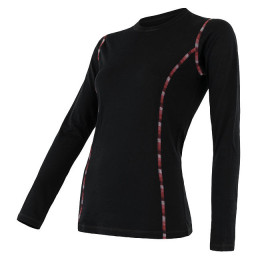 Damska koszulka Sensor Merino Air 2022 czarny