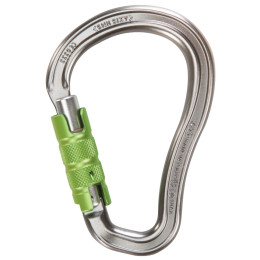 Karabinek Climbing Technology Axis HMS TG srebrny/zielony gray/green