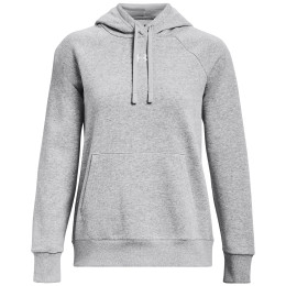 Bluza damska Under Armour Rival Fleece Hoodie szary Mod Gray Light Heather / / White