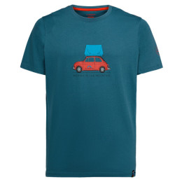 Koszulka męska La Sportiva Cinquecento T-Shirt M niebieski/czerwony Hurricane