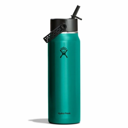 Termos Hydro Flask 32 Oz Lightweight Wide Flex Straw Cap zielony Emerald Green