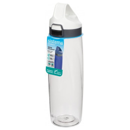 Butelka na wodę Sistema TRITAN Adventum Online Range 900 ml biały/czarny white