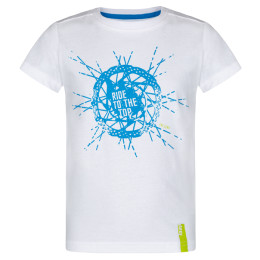 T-shirt dziecięcy Loap Boomerang biały White