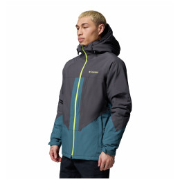 Kurtka zimowa męska Columbia Powder Prime™ Jacket zielony/czarny Everblue, Shark