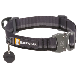 Obroża dla psa Ruffwear Top Rope™ Collar czarny Basalt Gray